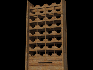 winecellarwood1 3D 모델