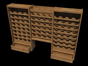 winecellarwood2 3D Model