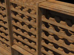 winecellarwood2 3D Model