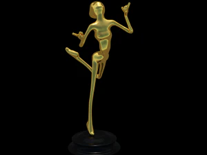 woman01dancing 3D Model