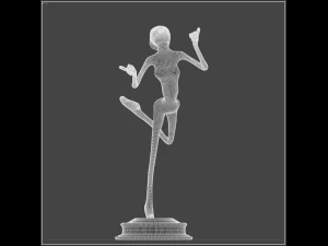 woman01dancing 3D Model