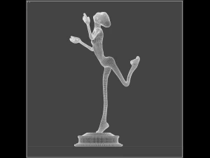 woman01dancing 3D Model
