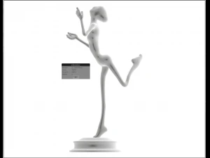 woman01dancing 3D Model