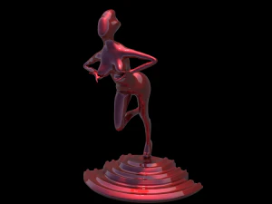 mulhercorrendo Modelo 3D