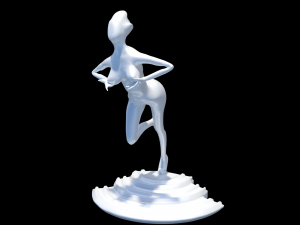 womanrunning 3Dモデル