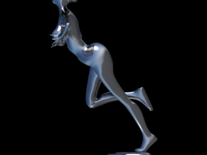 womanrunning 3Dモデル