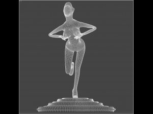 womanrunning 3Dモデル