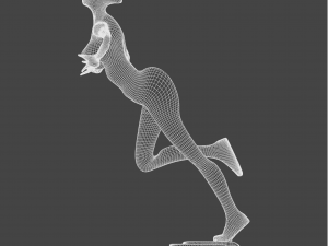 womanrunning 3Dモデル