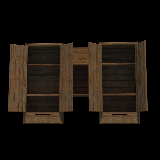 cellar wood 1 Model 3D .c4d .max .obj .3ds .fbx .stl .blend