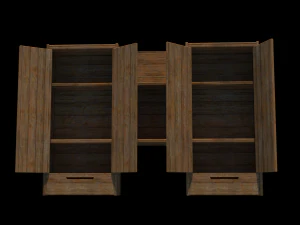 дрова для підвалу 1 3D Модель