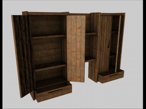 cellar wood 1 Model 3D