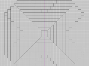 relief wooden cube 3D Model