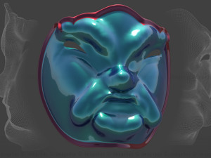 oriental face mask 3Dモデル