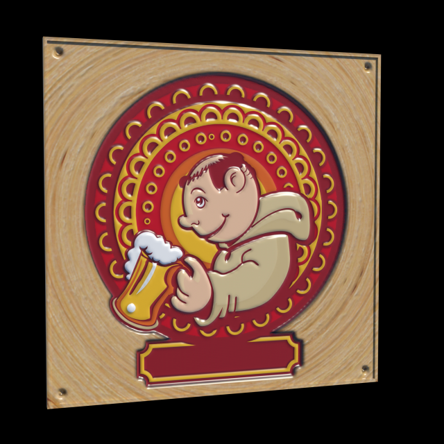 monkbeer50 3D-Druckmodell .c4d .max .obj .3ds .fbx .stl .blend 