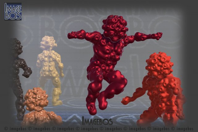 monster01 2020 Model 3D .c4d .max .obj .3ds .fbx .stl .blend 