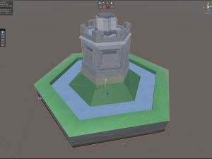 CastleTower2HP 3D 모델