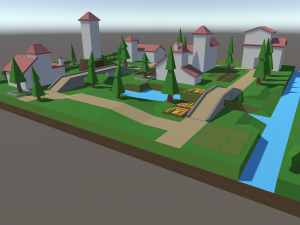 Village Land 1complete 3Dモデル