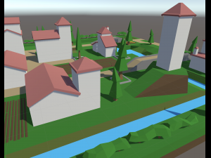 Village Land 1complete 3Dモデル
