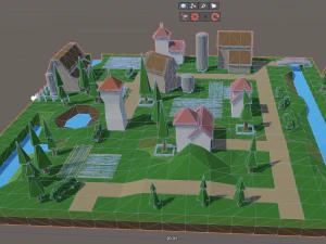 Farm Land 1 3D Model