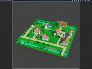 Farm Land 1 3D-Modell