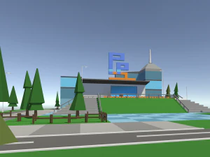 Public Pool 1 3D Model