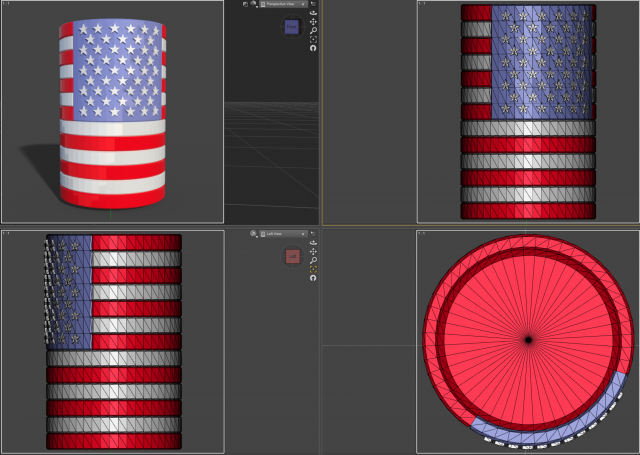 US Cylinder Frag Modello di stampa 3D .c4d .max .obj .3ds .fbx .stl .blend 