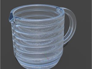 Carafe with spout and bands 3D प्रिंट मॉडल