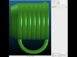 Carafe with spout and bands Modèles 3D en vedette