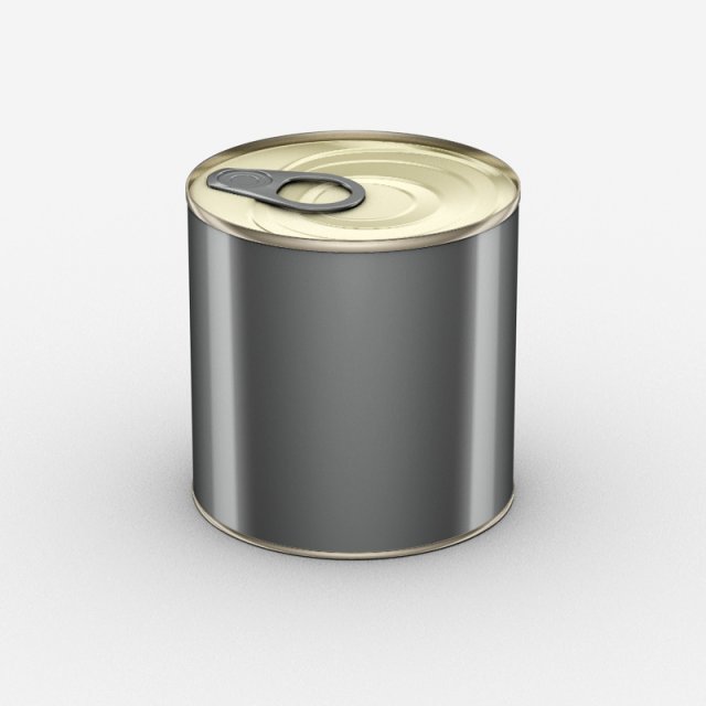 cans for food 400g 3D-Modell .c4d .max .obj .3ds .fbx .stl .blend 