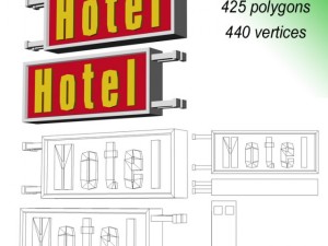 signal hotel Modelo 3D