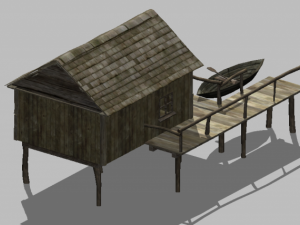 fisherman house 3D Model
