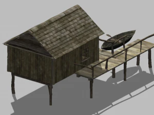 fisherman house 3D Model