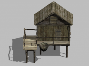 fisherman house 3D Model