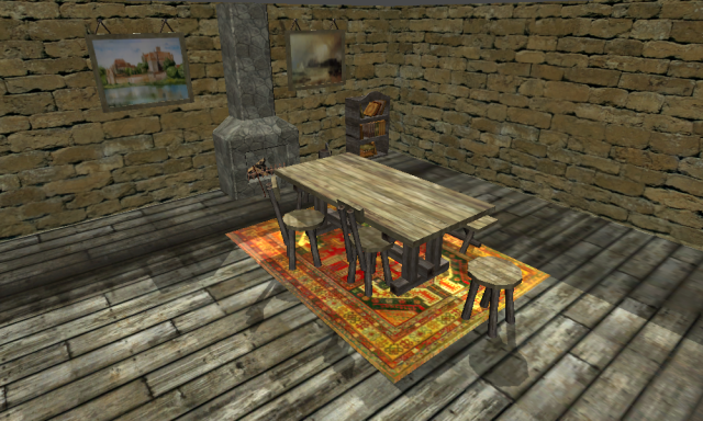 medievalinterior Model 3D .c4d .max .obj .3ds .fbx .stl .blend 