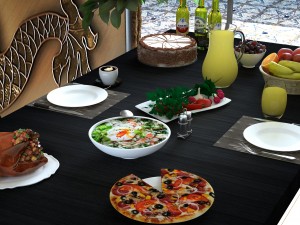 lunch house 3D 模型