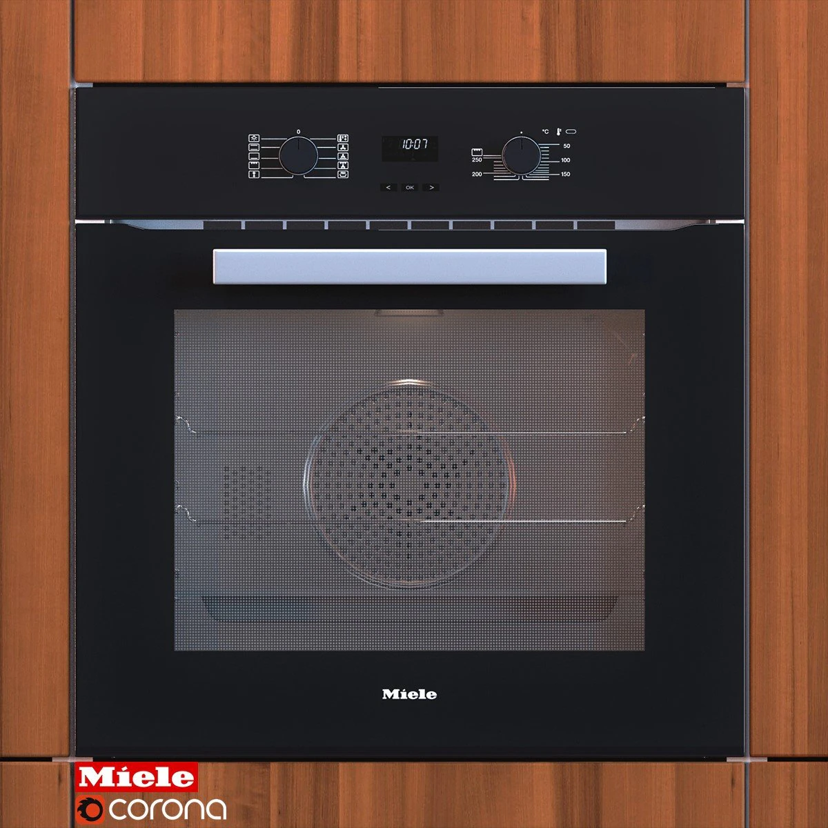 oven miele h 2661 b 3D Model .c4d .max .obj .3ds .fbx .stl .blend 