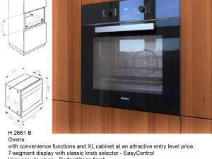 oven miele h 2661 b Modello 3D