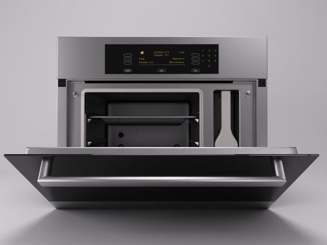 integrated steam oven miele combi steamer 3D