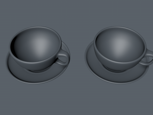 realistic glass cup Modelo 3D