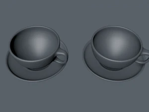 realistic glass cup 3D Model