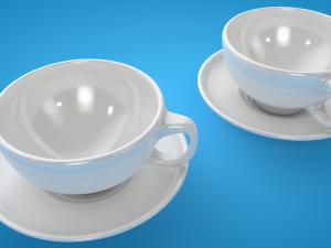 realistic glass cup Modelo 3D