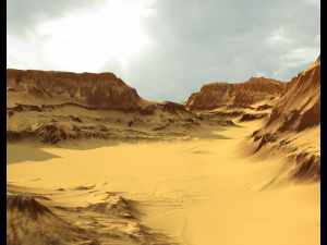 3d canyon model and texture - high poly Modelo 3D