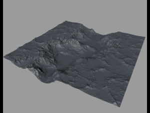 3d canyon model and texture - high poly Model 3D