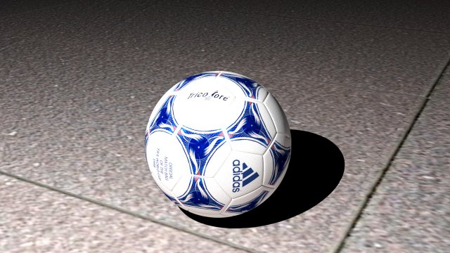 football 3D Model .c4d .max .obj .3ds .fbx .stl .blend