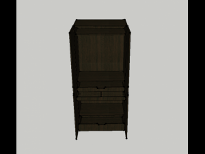 wooden wardrobe 3D Model