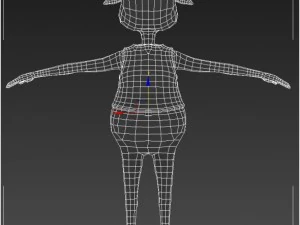 Dermut-Schaf-Taschenpapier 3D Modell