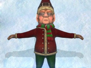 christmas elf pack 3D 모델