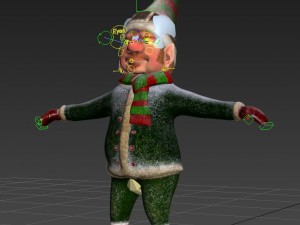 christmas elf pack 3D 모델