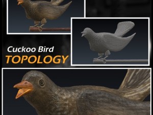 christmas cuckoo clock 3Dモデル