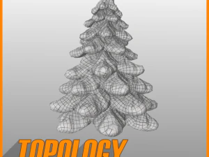 christmas decorations models set 3D Model